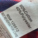 Aratta Silent Journey Plaid Sleeveless Dress Floral Chiffon Back Paisley Flowy Red Size L Photo 11