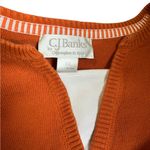 Christopher & Banks Orange V-Neck Sweater with Pocket 1990’s Y2K Photo 1