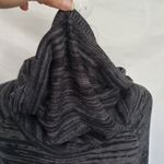 EXPRESS  Sweater Womens Dress Sz M Preppy Marled Fall Cozy Cowl Neck Hombre Gray Photo 7