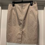 Talbots Khaki Women's Skirt Size 10 Office Schoolgirl Classic Capsule Wardrobe Photo 3