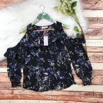 Parker NWT  floral cold shoulder blouse‎ Photo 1