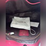 Coach 🔥🎁NWT! NOMAD Burnished Leather Hobo Handbag Black Cherry Msrp:$495.00 Photo 9