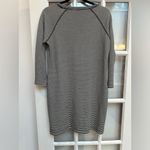 French Connection Stretch Jersey Knit Striped Black White Pullover Dress Size 12 Photo 2
