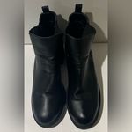 Catherine Malandrino  Black‎ Chunky Platform Boots Y2K 90s Style Size 8 Photo 5