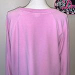 PINK - Victoria's Secret Victoria’s Secret Pink preppy fuzzy lilac pullover sweatshirt Photo 5