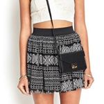 Forever 21  Black White Tribal Batik Mini Skirt New Photo 0