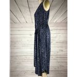 Style & Co  Blue Floral Cropped Jumpsuit Size medium Photo 3