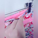 Lululemon Womens Inspire Crop II All Luxtreme Flowabunga Sz 4 Coral Pink Blue Photo 12