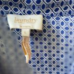 Laundry by Shelli Segal 3/4 sleeve blouse, blue, size large Photo 3