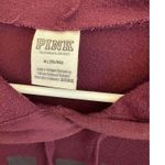 PINK Victoria's Secret Women's Burgundy Hooded Pullover Sweatshirt M Red Size M Photo 1