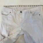 Kut From The Kloth  Bardot Skinny Cropped Boyfriend White Denim Jeans Sz 14 Photo 9