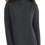 Free Fly Women's Bamboo Fleece Mock Neck Pullover Size Small Gray Photo 0