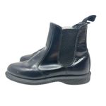 Dr. Martens  Flora Chelsea‎ Boots Pull-On Leather Polished Black Size US 9 Photo 10