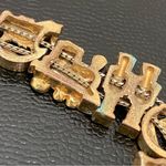 Vintage AVON Nutcracker Train Christmas Theme Slider Bracelet Photo 13