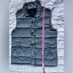 Banana Republic  Heather Grey Quilted Puffer Vest Cozy Outdoors Preppy - Medium Photo 7