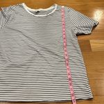 Ella Moss  striped short sleeve top size large. Photo 4