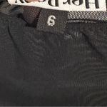 Her Pony Mesh Sheer asymmetrical midi skirt Black size 6 Photo 4