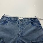 We The Free People Supersonic Slim Cropped Pants Utility Womens Blue Size 8 NEW Photo 7