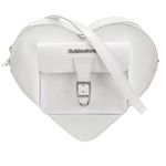 Dr. Martens NWT Ultra RARE White Heart Bag Patent Leather Discontinued Gothic Photo 10