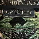 Vintage 90s New Identity Woven Tapestry Aztec Tribal Cowgirl Jacket Pockets M Black Size M Photo 7