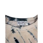 Wildfox  - Tie Dye Crewneck in Beige and Navy Blue Photo 1