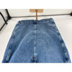 J.Crew Denim Jean Straight Pencil Skirt Size 4 99% Cotton Photo 4