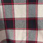 Rachel Zoe  Red and Black Plaid Turtleneck Sweater Long Sleeve Checkered Winter M Photo 4