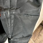 Larry Levine  Down Puffer Jacket Polyester Nylon Full Zipper Mock Neck Black L Photo 4