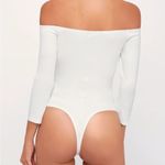 Lulus LULU’S Like A Bird White Off The Shoulder Bodysuit Photo 5