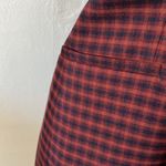 Aritzia Sunday Best Burgundy Navy Tartan Plaid Double Breasted Blazer Jacket S Photo 5