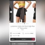 Lululemon  Hotty Hot Short High Rise 4”‎ Seersucker size 4 Photo 3