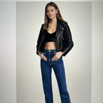 Commando  Women’s Faux Leather Longline Bralette Photo 4