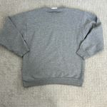 VTG LA Lakers grey gray sweatshirt embroidered logo hoodie pull over purple Photo 4