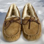 UGG  Women's Dakota Suede Slippers – Chestnut, Size 7 (S/N 5612) EUC Photo 1