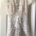 Luxxel White Lace Romper Photo 0