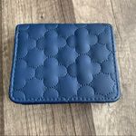 Nanette Lepore ‎ small blue quilted wallet bifold Photo 1