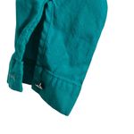 Vintage Teal Blue Western Boho Fringed Studded Long Sleeve Maxi Shirt Dress M Size M Photo 8