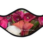 VivigraceBoutique Original• Santa Monica inspired Calla Lillies face mask Photo 4
