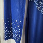 Elegant Blue Women's Dress Size M Photo 7