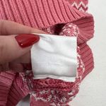 Vineyard Vines Size S Sweater Anchor Print Pink Knit Long Sleeve Nautical Women Photo 8