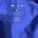 Wilo the Label Ribbed purple Square Neck Thin Strap One Piece Swimsuit S Black Photo 3