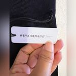 We Wore What  Seamless Circular Knit Leggings Black Medium yoga Photo 10