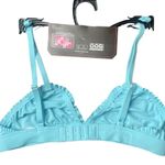 No Boundaries NWT  Freecut Ruffle Bralette Turquoise XS Photo 1