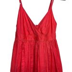 J.Crew  Pink Cotton Spaghetti Strap Layered Full Skirt A line Dress Size 0 Photo 2