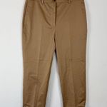 Hugo Boss  Cotton High Rise Button Fly Tachino2 Trouser in Medium Beige Photo 5
