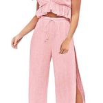 Pink Two Piece Set Multiple Size M Photo 0