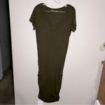 prAna Foundations Outdoors Olive Heathered Dress Photo 2