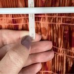 Free People Orange Red Dark Romantic Tunic Top Photo 3