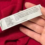 Eileen Fisher Сherry Red Drop 3/4 Sleeve Boat Neck Sweater Merino Wool Alpaca S Photo 8