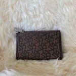 DKNY  Brown leather trim signature wallet Photo 7